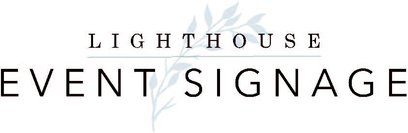 Lighthouse Event Signage Tasmania