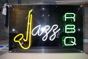Neon advertising signage